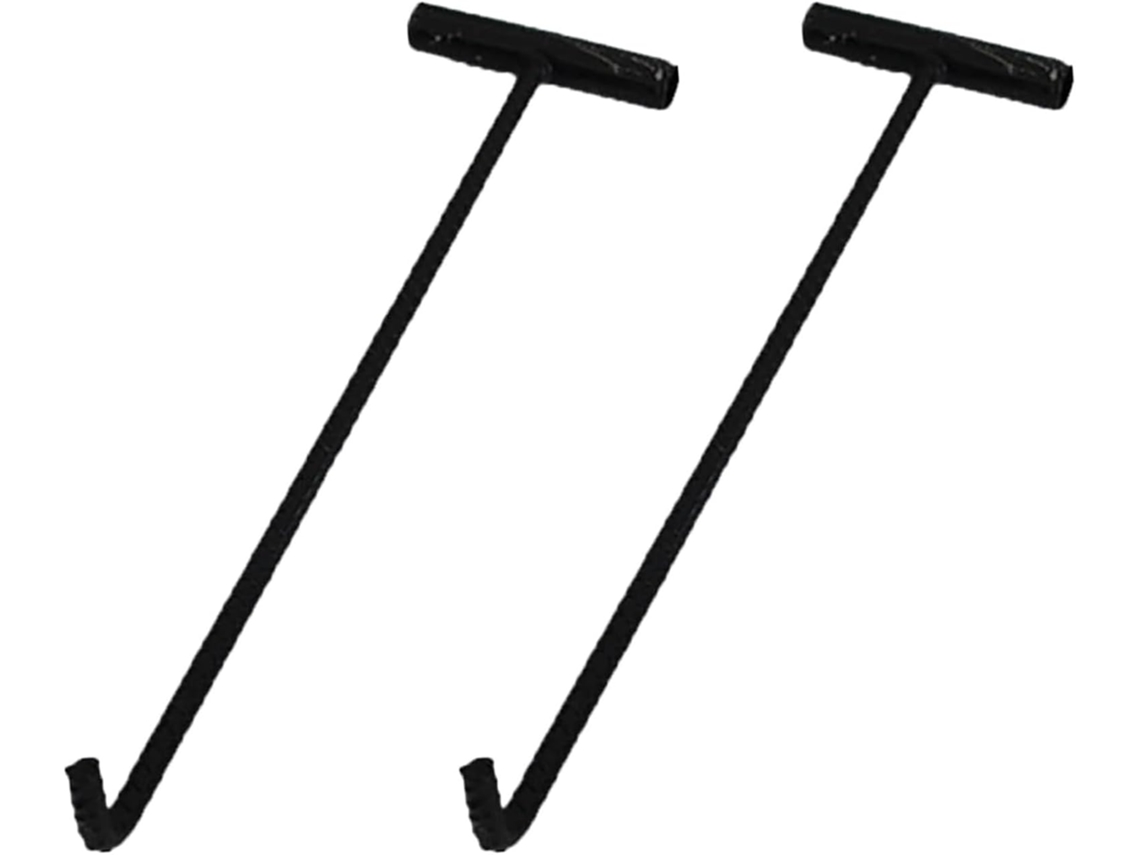 Gancho Levantar Tampa De Bueiro, Ferramenta Levantar E Puxar Tampas De Esgoto 29x13, 5cm 11 3 8 X5 1 4