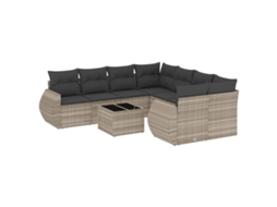 Garden Sofa Set, Garden Sofa Sets Vidaxl Cinzeto Rattan / Vime (n/a)