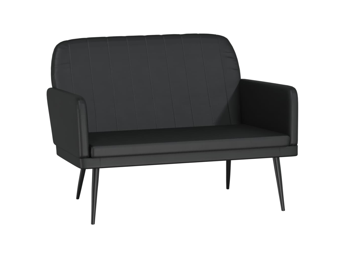 Bench, Benches Vidaxl Preto Couro Artificial (n/a)