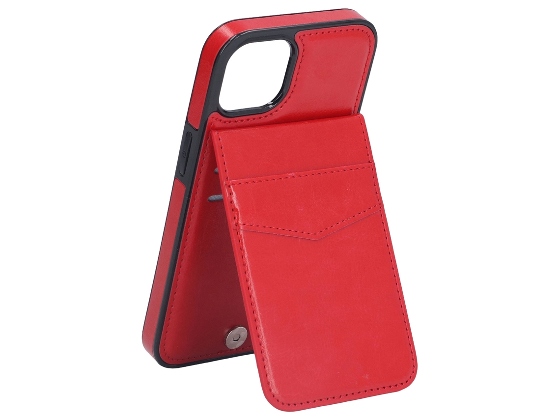 Capa de Telefone de Couro premium com carteira e porta cartão EOOCOO
