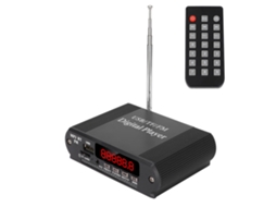 Amplificador de Potência três em um com reprodução sem fio, rádio, Bluetooth, pen drive e cartão tf EOOCOO