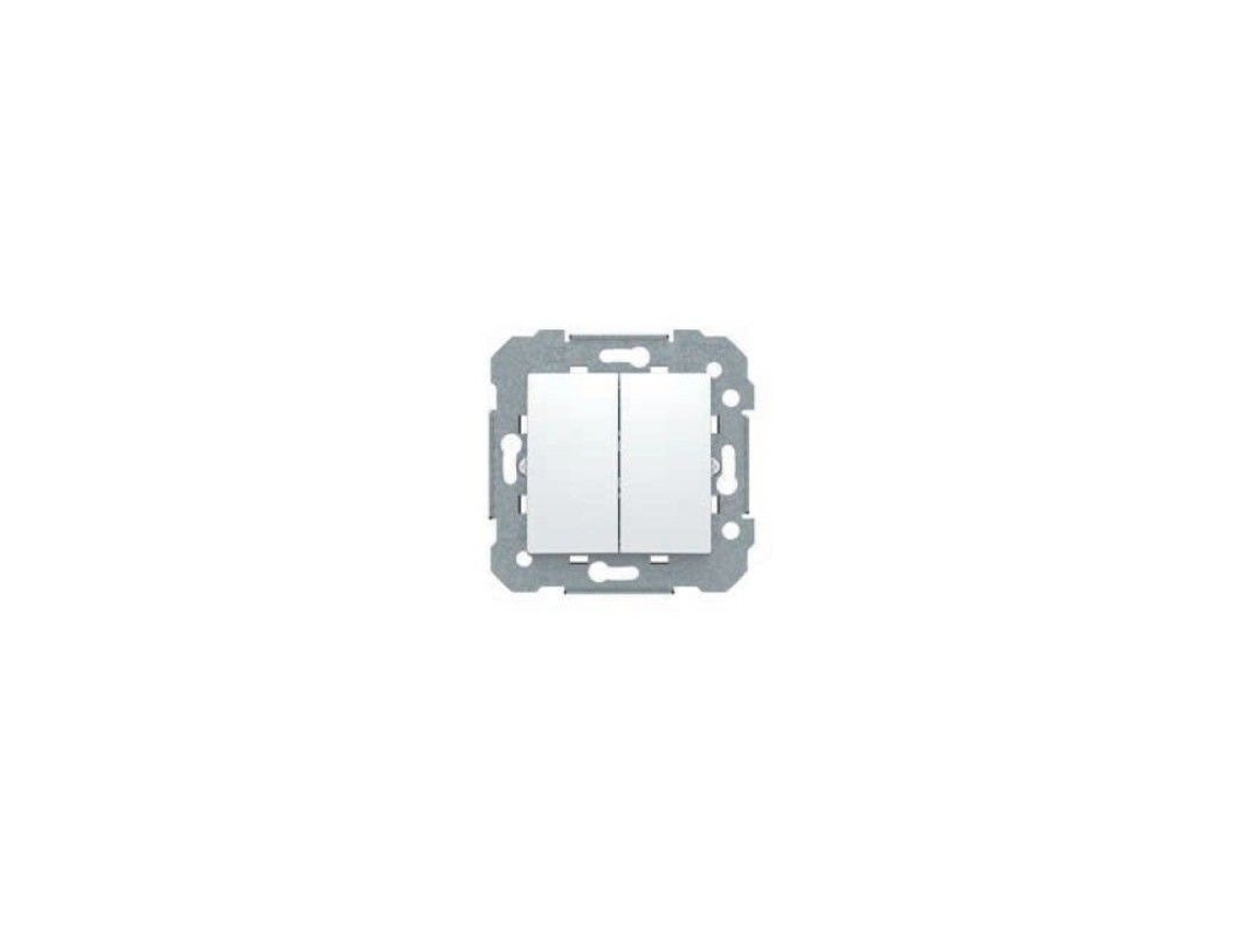 Interruptor Duplo Branco Bjc Viva 23509