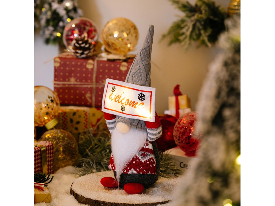 Brinquedo De Pelúcia De Natal (material Eletrônico De Tecido, Preenchido Com Algodão Pp E Cascalho) Eoocoo