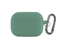 Capa protetora de silicone com textura de lichia para fones de ouvido sem fio AirPods Pro. GIECY