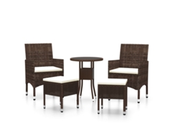 Garden Lounge Set, Garden Lounge Sets Vidaxl Marrom Rattan / Vime (n/a)