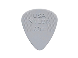 Dunlop Palhetas Nylon Pack de 72 Cinza Claro 0,60 Mm.