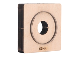 Mold De Corte De Couro Redondo 60mm Aço Liga Alta Dureza Ferramenta De Punch