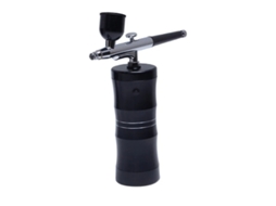 Massajador Facial Sem Fio Pistola De Pulverização De Escova De Ar Portátil Para Barbeiro Maquiagem Tatuagem Unhas Pintura Recarregável Preto Yizhood