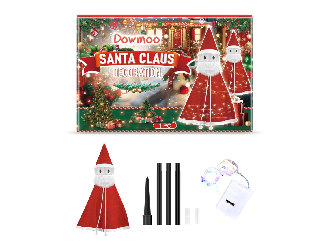 Decoração Natal Papai Noel Worten