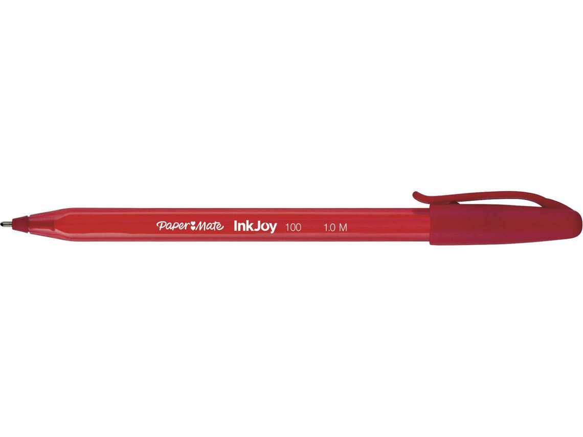 Esferográfica PAPERMATE InkJoy 100 Ponta Média 1 mm (Vermelho)