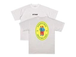 Rockinstone Bad Bunny Merch - Dtfm White Concho T-shirt(m)