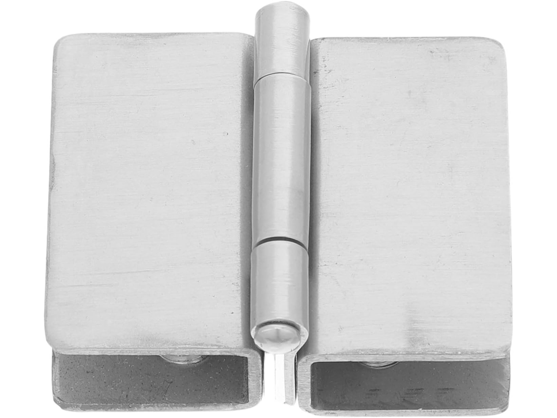 Dobradiça De Aço Inoxidável Para Porta Vidro, Ideal Para Box De Chuveiro E Armário Suporte Robusto Com Rotação 180 Graus
