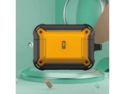 Capa protetora para fones de ouvido sem fio AirPods Pro com tampa deslizante e gancho. GIECY