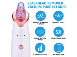 Aparelho Elétrico de Sucção para Remover Cravos e Limpar Poros - Beleza Branca
