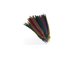 2026 plumas de Cauda de Faisão Naturais Tingidas de 25 30 Cm para Decoração, Artesanato, Chapéus e Diy 10 Plumas Naranja