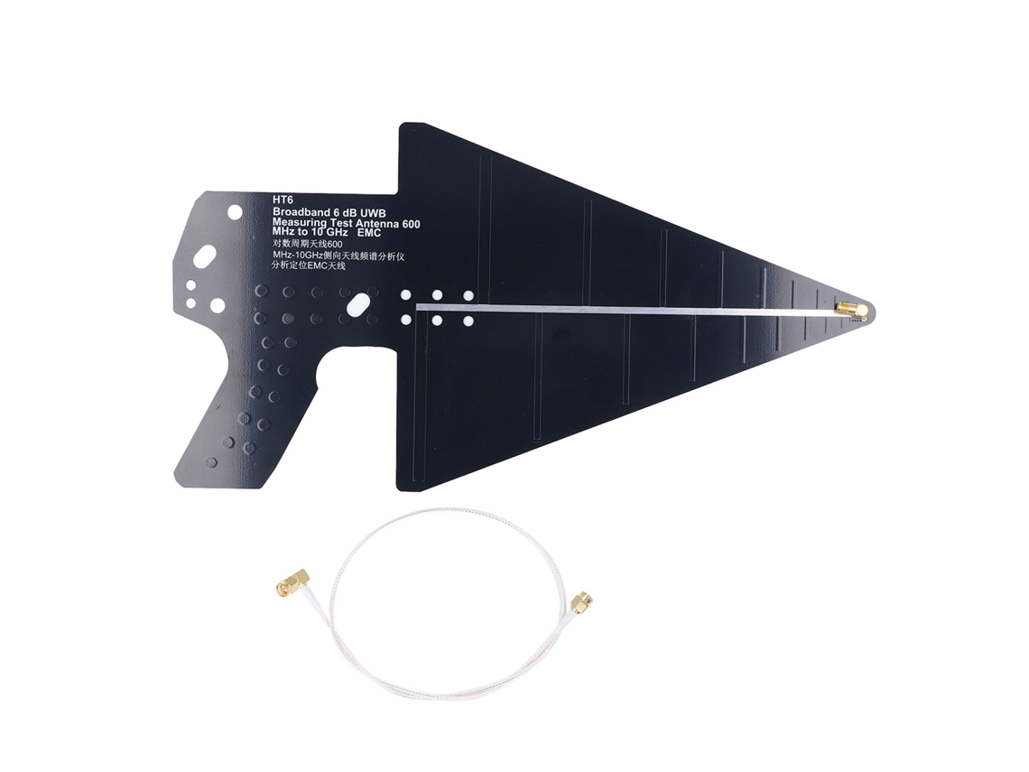 Antena Log Periódica YURU Direcional 0.6 10GHz para Sinal RF (S/MARCA)