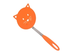 Espátula de Nylon Laranja ZMDECQNA