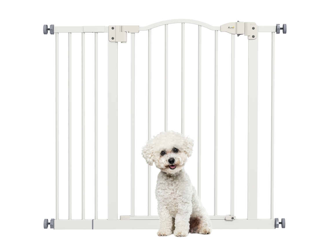 Barreira Ajustável Para Cães 74-94 Cm Branco