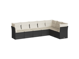Garden Sofa Set, Garden Sofa Sets Vidaxl Preto Rattan / Vime (n/a)