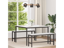 Vidaxl Mesa De Jantar Branco 110 X 110 X 75 Cm