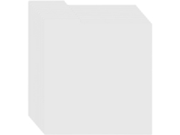 Separadores De Cartões Para Discos De Vinil 10pcs Branco - Fabriqués En Pp Branco, Pp, Design Onglets Coins