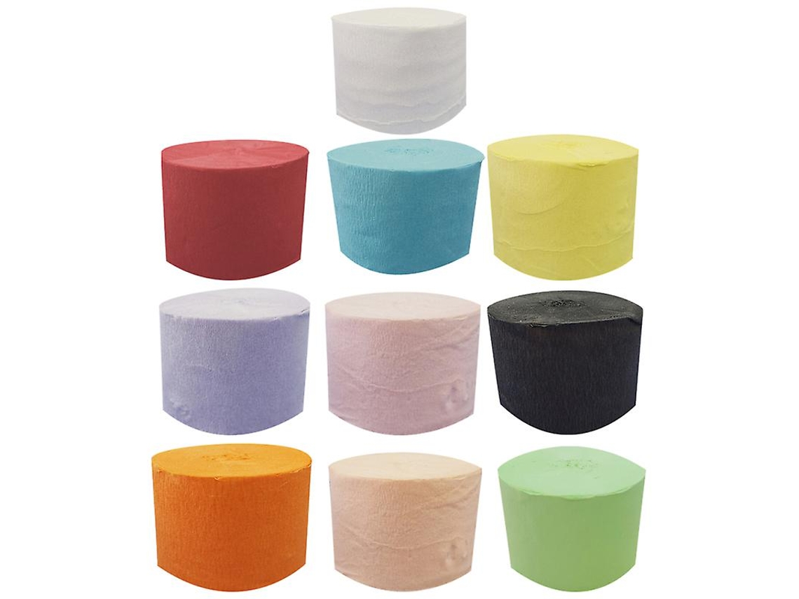 10 Unidades de Rolo de Papel Crepom ALLINLESS