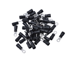 Conjunto De Conectores De Anel Isolados Laxiscreed Para Cabos Awg14-12, 50 Peças, Ligação Segura E Resistente
