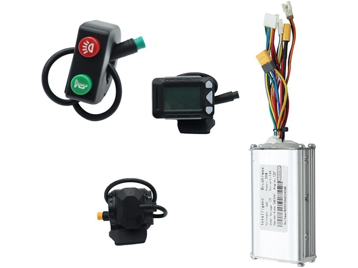 Controlador de scooter SFUSHOS 24V 250W + kit de freio com LCD