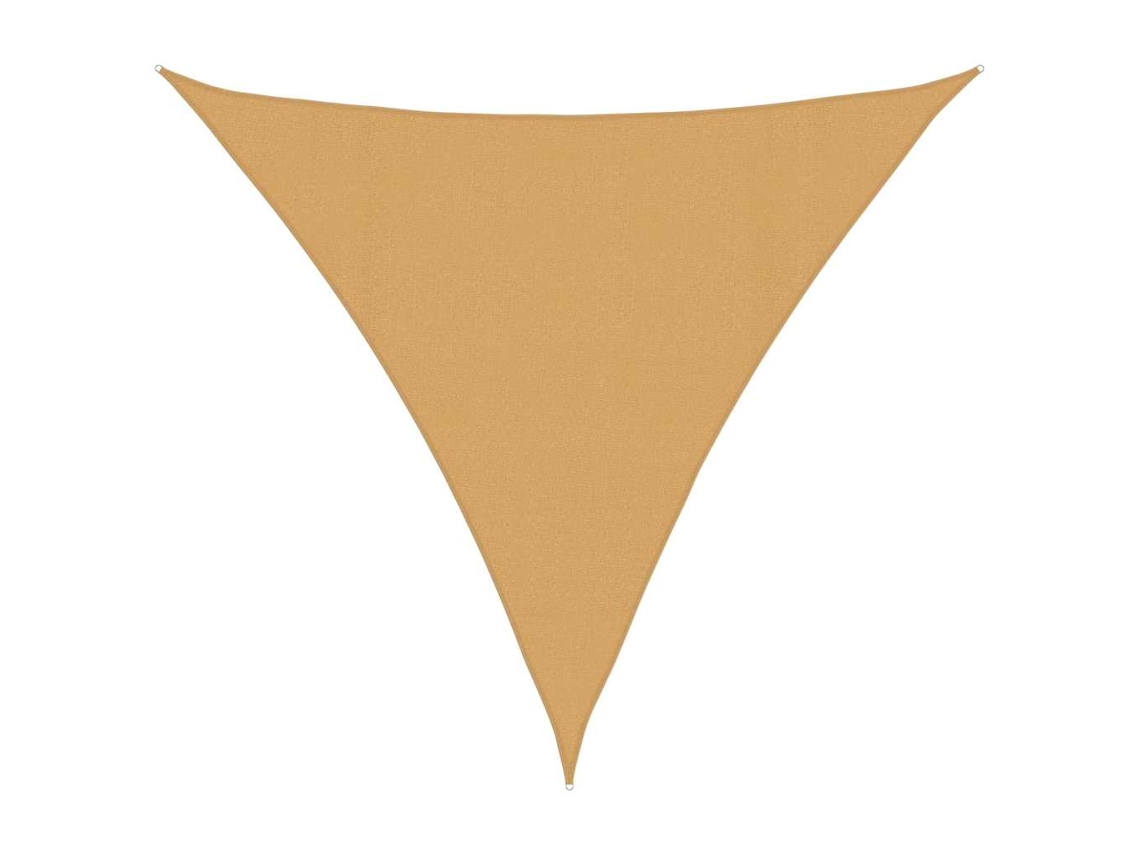 Para Sol Estilo Vela Vidaxl Marrom (4x4x4m)