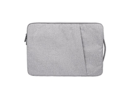 Bolsa à prova d'água para laptop de 13,3, 14, 15 e 15,6 polegadas para iPad e MacBook Air Pro. Pasta para laptop cinza Aquaforge.