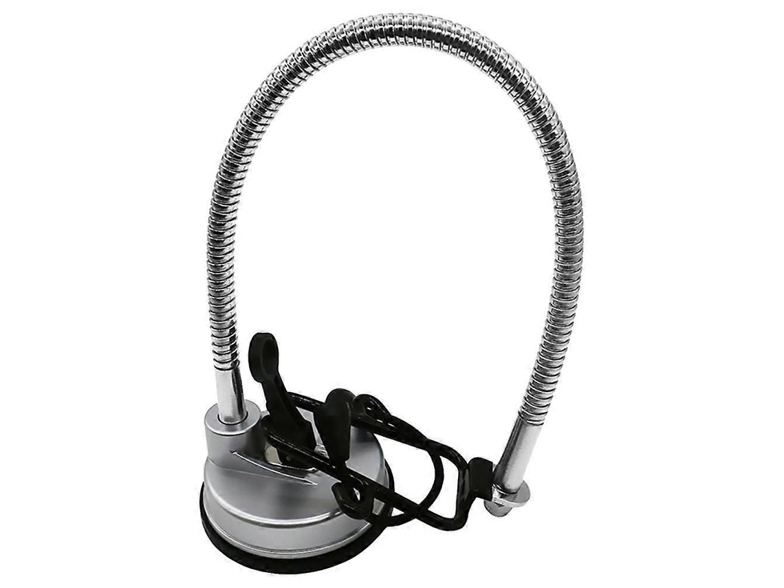 Suporte para Secador de Cabelo Ajustável Mãos Livres Pa Ra Banheiro Sala Casa GOKOCO (prata)