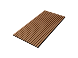 Conjunto de painéis de parede acústicos Vang 16x em MDF e feltro 120 x 60 x 2 cm (11,52 m²) - Teca [NEU.HOLZ]