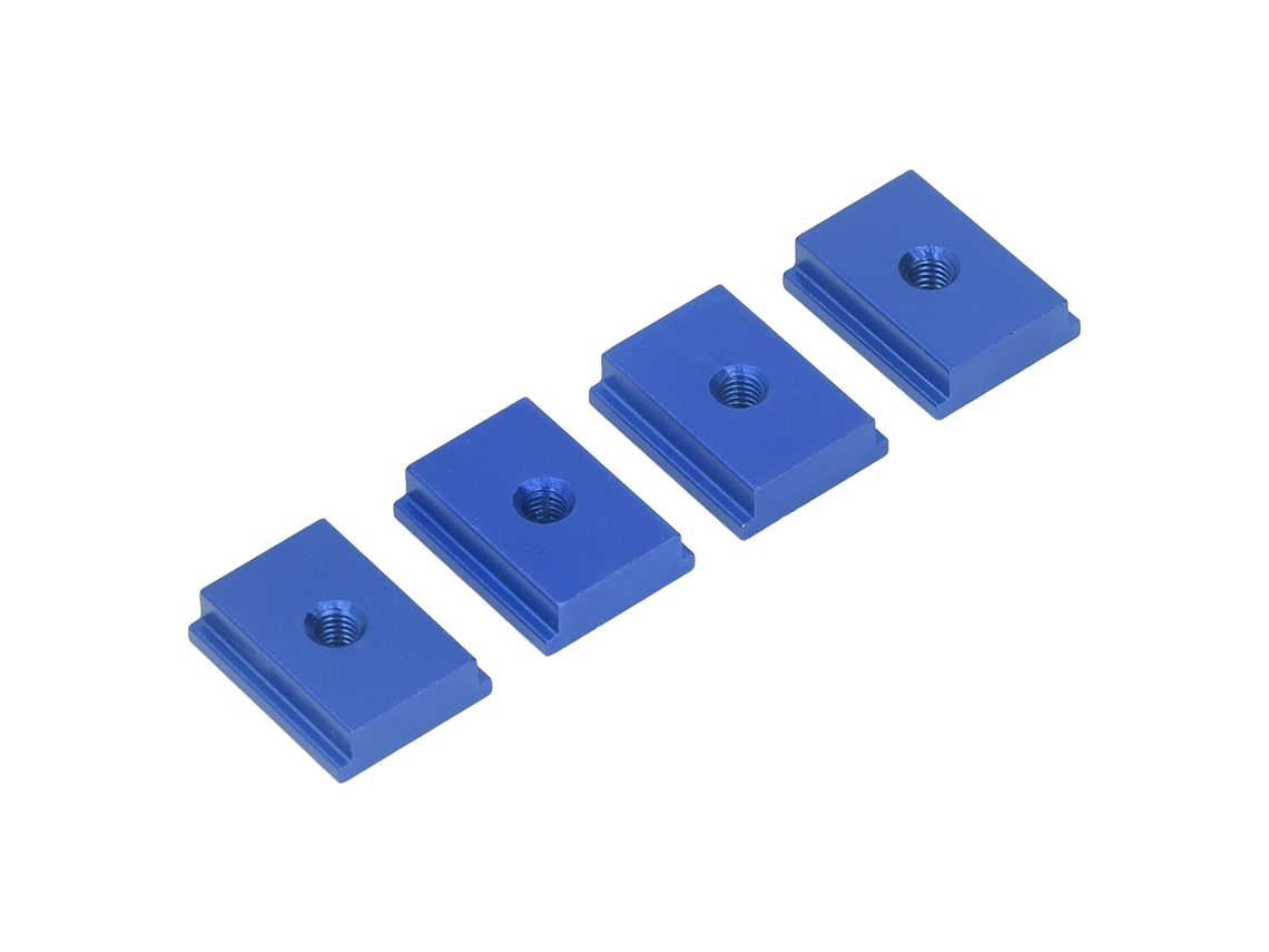 Laxiscreed, 4 Porcas T-deslizantes De Alumínio Para Canais, Ideal Para Movimento Linear Em Carpintaria