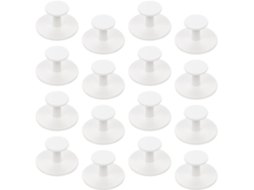 Eringogo 20-puxadores Adesivos Para Armários E Portas De Correr, Material Plástico Leve, Fácil De Usar, Ideal Para
