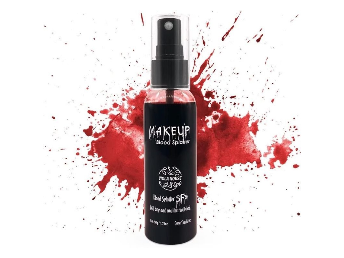 Spray de Sangue Falso Nova Line para Halloween, Lavável 50g | S/MARCA