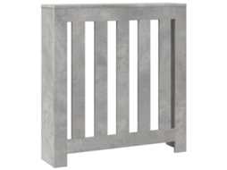Radiator Cover, Radiator Covers Vidaxl Cinzeto Madeira Processada (78 X 20 X 82 Cm)