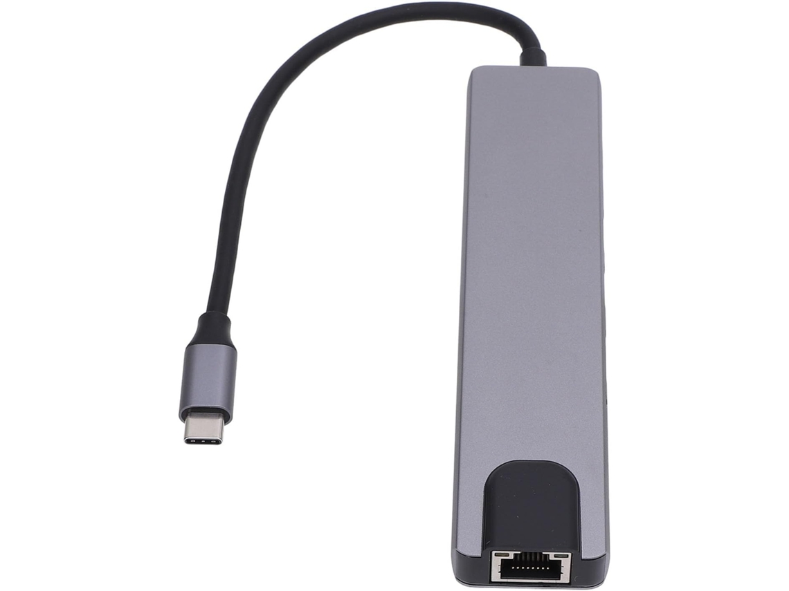 Hub Usb-c 8 Em 1, Adaptador Compacto Para Celulares, Tablets E
