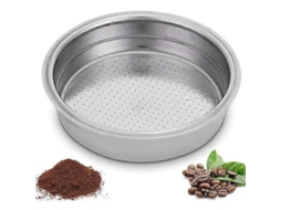 Cesto Para Porta-filtro De Café 51 Mm, Filtro Expresso Aço Inoxidável Pressurizado Camada Dupla 1 Xícara, Sem Fundo, Acessórios