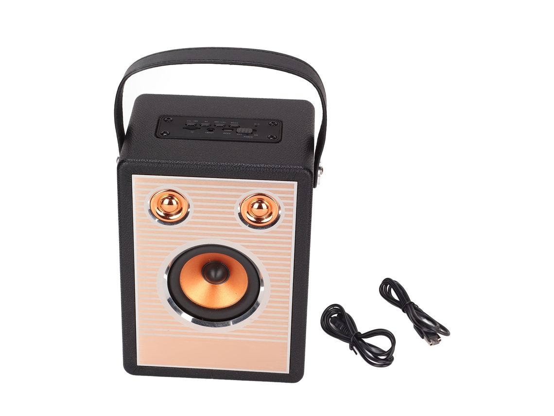Alto falante Bluetooth LAXISCREED Portátil Retro