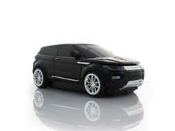 Rato YIZHOOD 2.4G Sem Fio Mini 3D SUV Computador Gamer Do Carro 1600 DPI Óptico USB Meninos Presente Para PC Notebook Laptop preto