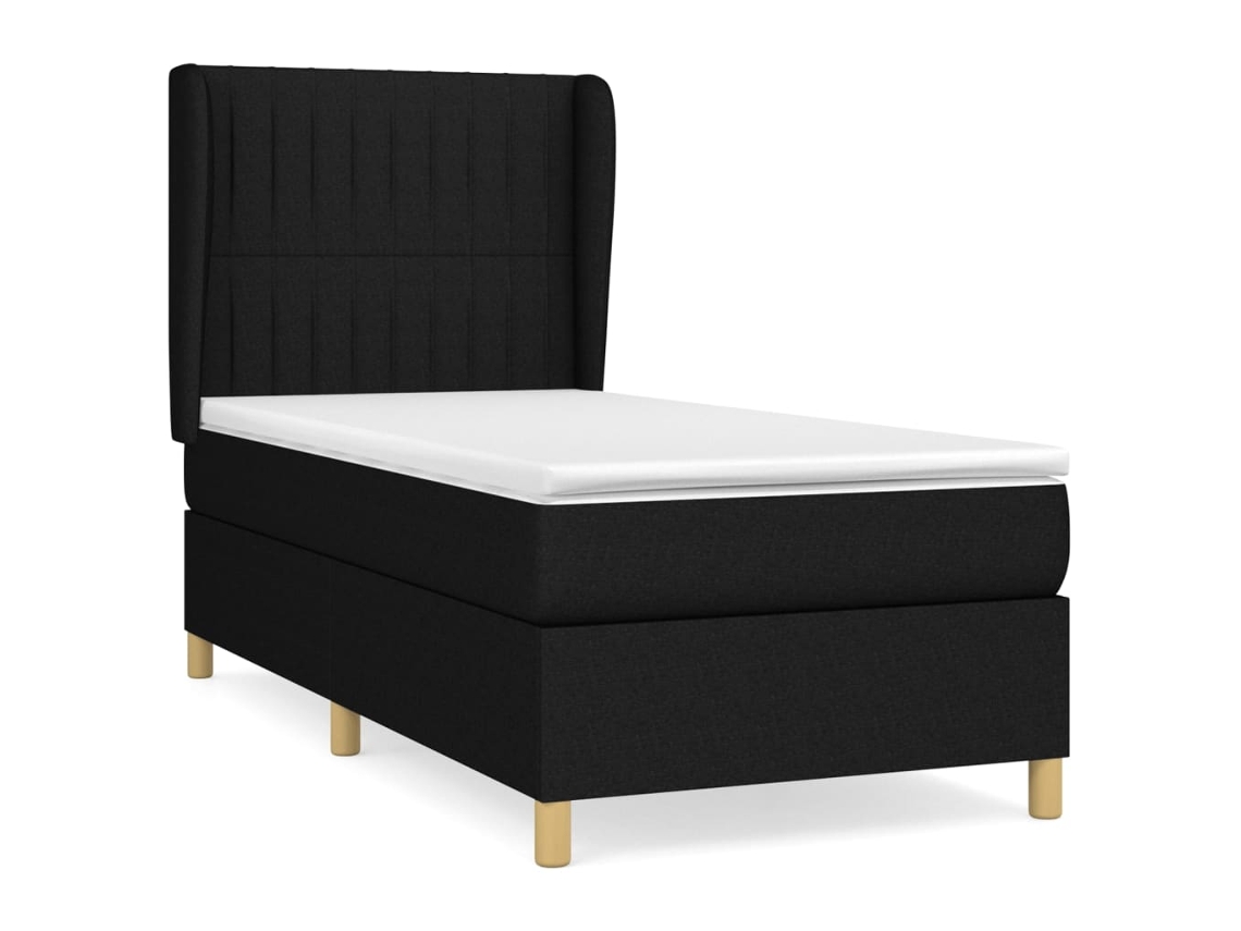 Box Spring Bed, Box Spring Beds Vidaxl Preto Tecido (80 X 200 Cm)