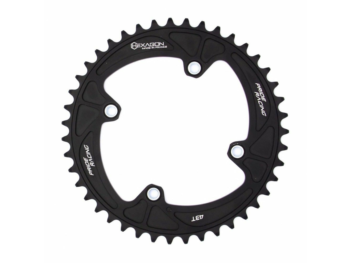 Roda dentada 4 parafuso roscado PRIDE RACING Hexagon 45T TU
