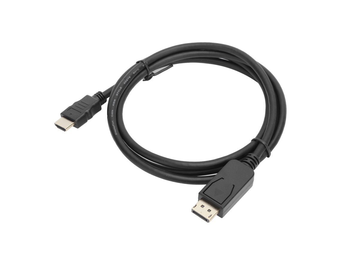 Cabo Dp para Hdmi 4k 30hz 1.5m Adaptador com Condutor de Cobre para Projetor Computador MARCA