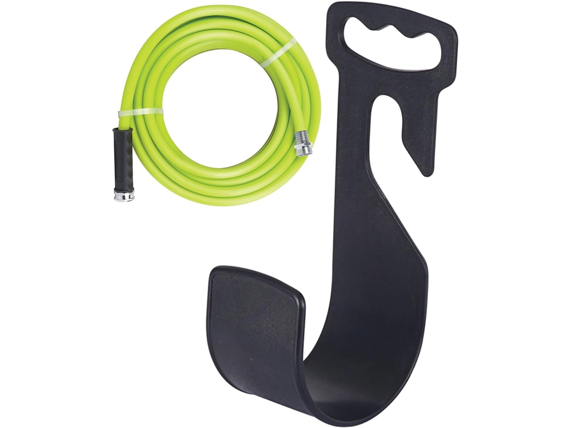 Suporte Portátil De Parede Para Mangueira De Jardim Com Gancho De Armazenamento
