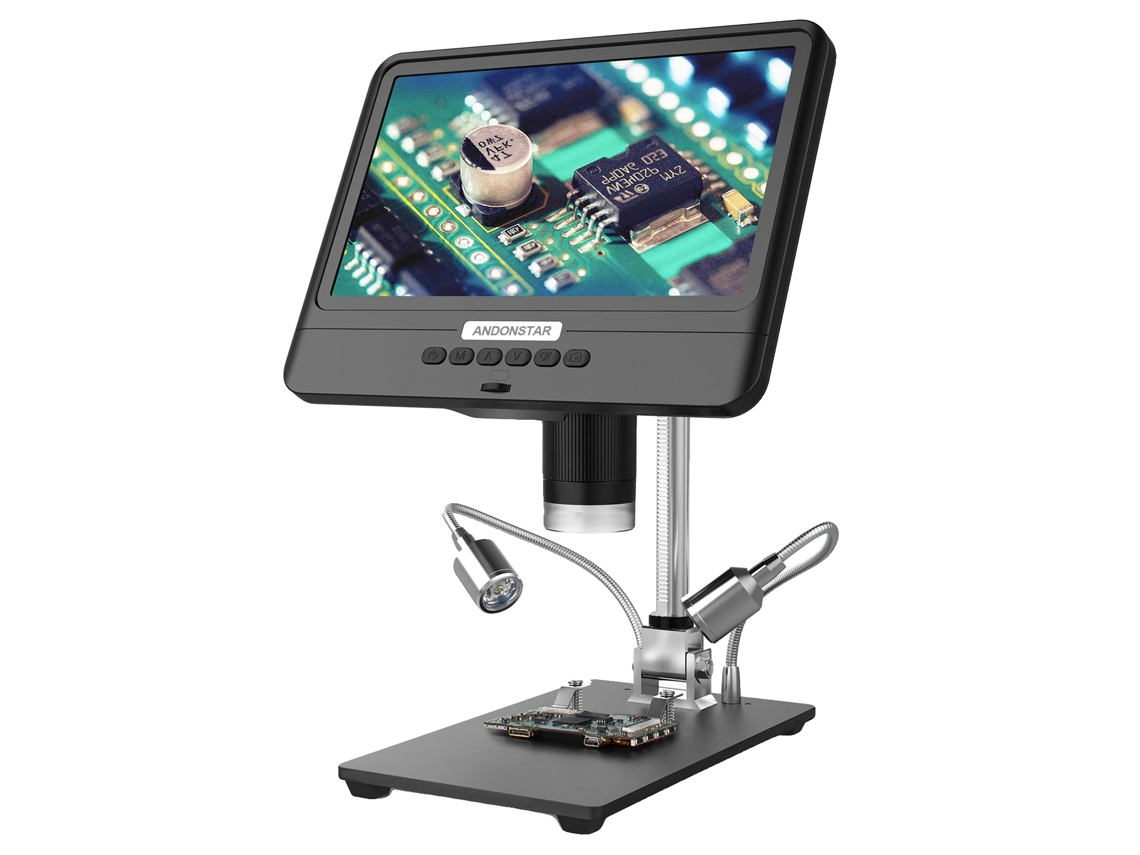 Microscópio Digital, Tela De 8,5 Polegadas, Ampliação De 5x 1200x,tipo Oem