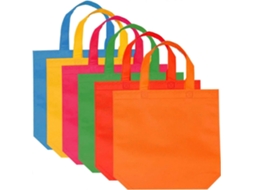 24 Sacolas De Tnt 33 X 26,2 Cm Reutilizáveis ​​para Presentes, Doces E Compras Tecido Laváveis ​​com Alça Pa Aquaforge (tecido Não Tecido)