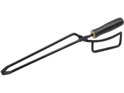 Pinça Para Lenha Toddmomy Uso Externo, Ideal Para Churrasco E Lareira, Com Cabo De Madeira
