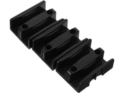 Batentes Anti Balanço Sewacc Para Portas De Correr Banheiro, Conjunto De 3 Peças Em Plástico Preto, Compatíveis Com