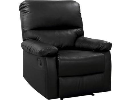 Cadeirão HABITAT ET JARDIN reclinable Lincoln Preto (90x89x103 cm - PVC e Madeira Contraplacada)