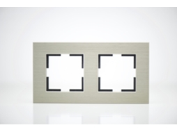 Placa de Acabamento de Metal de Bronze 2 Postes 84X159X10Mm